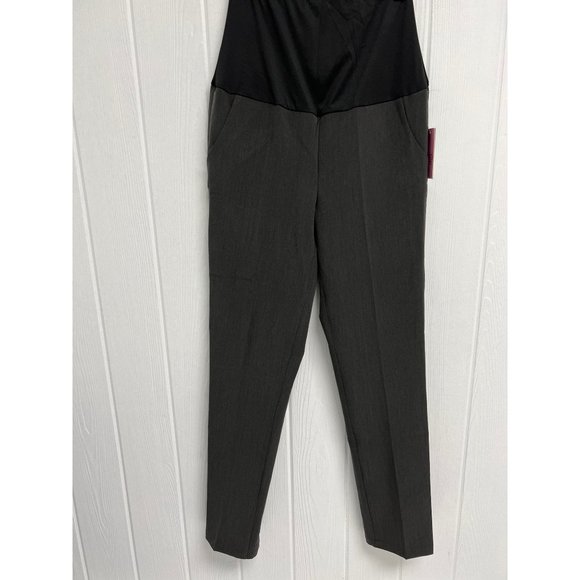 Oh Mamma! Women's Heathered Gray Maternity Dress Pants Size S - Picture 10 of 12